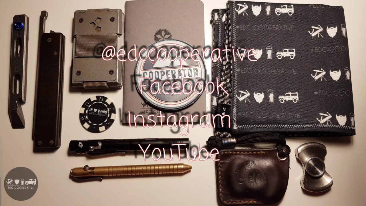 Everyday Carry pocket dump  - EDC Cooperative