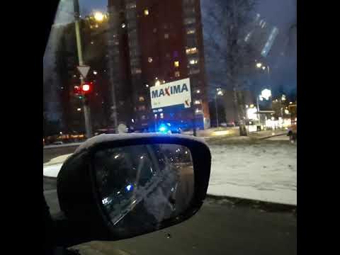 Estonian police car on scene - YouTube