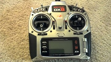 Spektrum DX8 Boot Up Problem