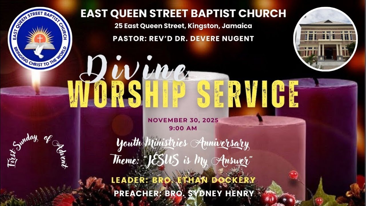 East Queen Street Baptist Church - Divine Worship - YouTube