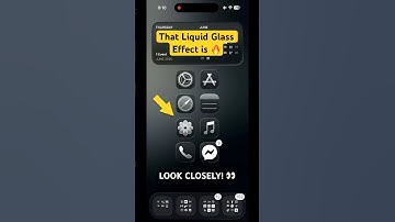 iOS 26 Liquid Glass Effect