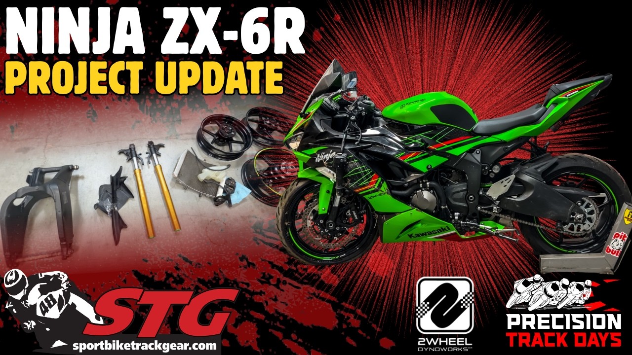 Kawasaki Ninja ZX-6R STG Project Bike Winter Update - YouTube