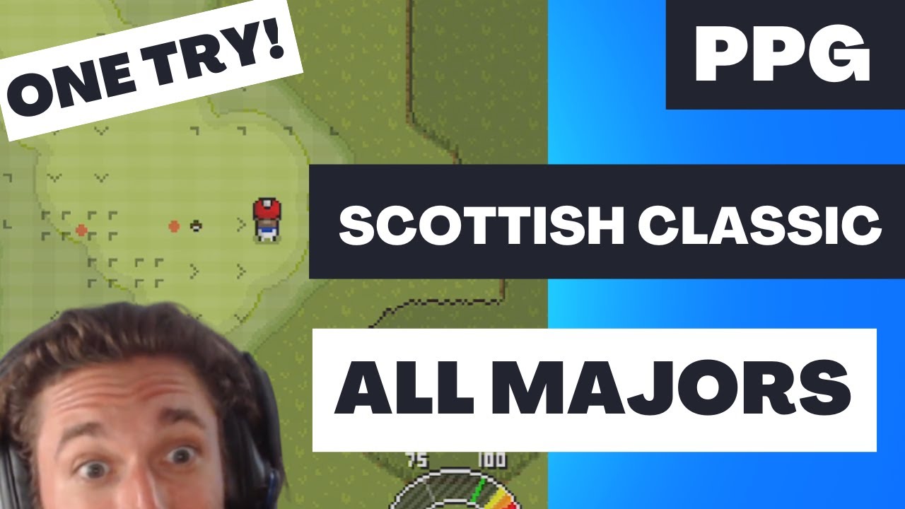PIXEL PRO GOLF Scottish Classic All Majors in one go!