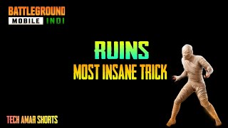 PUBG RUINS GLITCH | RUINS TOWER TRICKS | PUBG RUINS TRICK ERANGLE | PUBG MOBILE LATEST GLITCH 2022