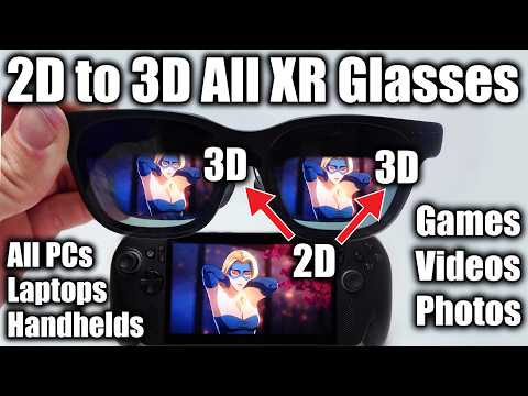 Ez Pc Gaming 2d To 3d Guide All Xr Glasses + Videos! Viture Beast, Xreal One Pro, Rayneo 4 Pro, More