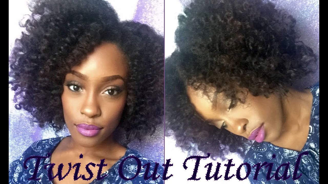 Natural Hair | Twist Out | Ft. Dark and Lovely Easy Twist N Gel - YouTube