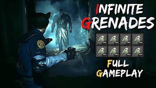 INFINITE GRENADES ONLY! | Full Gameplay | HARDCORE | Resident Evil 2 REMAKE