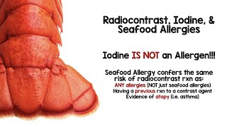 Iodine is NOT an Allegen