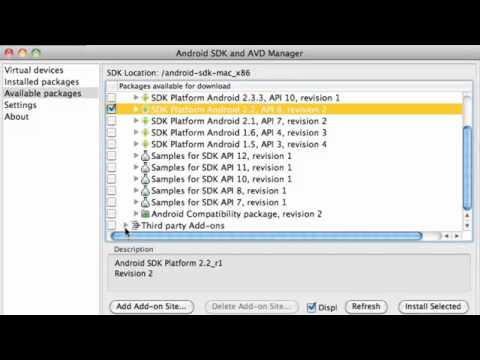 Android Programming Installing Android SDK and Set up Emulator - YouTube