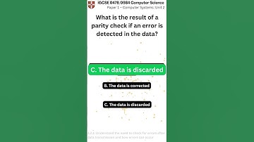 iGCSE Computer Science 0478 0984 Paper 1 Unit 2 q034 v1