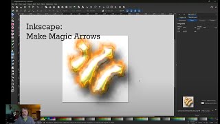 Magic Scrolls Project : Make a Magic Scroll Texture  With Inkscape and GIMP