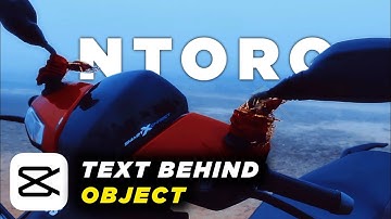 Text behind the object || Capcut video editing tutorial in Hindi #capcut