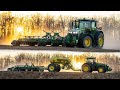 Agroservis Višňové | Tractor John Deere 8345R &amp; John Deere 1890 Seeder &amp; 1910 Aircart | Sowing Peas