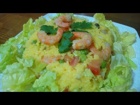 salade-de-riz-aux-crevettes-سلطة-الأرز-بالجمبري