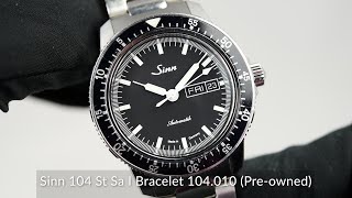 Sinn 104 St Sa I Bracelet 104.010 (Pre-owned)