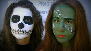 Простые идеи грима на Хеллоуин || Easy Halloween make-up ideas