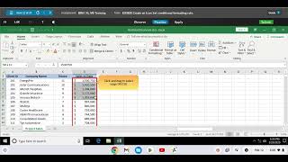 BIM I Excel Module 6 Training Task Tutorial: EX9830 Create an Icon Set conditional formatting rule.