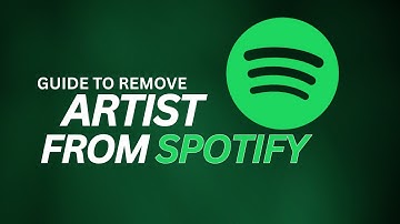 How To Remove Artist From Spotify !