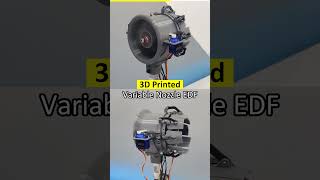 Variable nozzle EDF Part  #technology #3dprintedobjects #jetengine #edf #aircraft #engineering