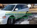 Honda Odyssey Power Sliding Door Reset and Repair