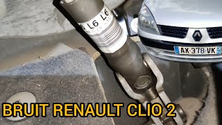 bruit/ à la colonne de direction Renault Clio 2 - YouTube