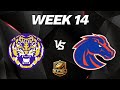 EPSL Football: College Program: LSU Tigers vs Boise State Broncos - Week 14