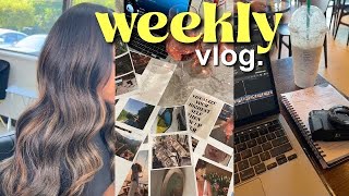 WEEK VLOG: LETTING GO IN 2024 + REVIEWING MY VISION BOARD + WEEK 2 of 75 HARD +IN MY CONTENT BAG