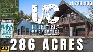 286-Acre Wisconsin Hunting Estate Cabin Shop Sparta WI Land For Sale