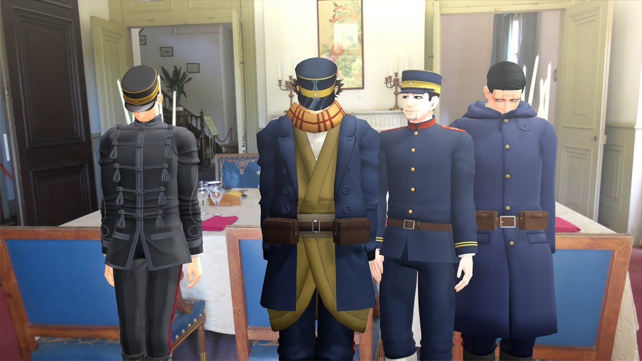 【金カムMMD】☆Love&Joy☆【二階堂・谷垣・長谷川・尾形・杉元・フチ・白石・菊田・花沢】【Golden kamuy MMD】