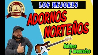 Video thumbnail of "ADORNOS ÉPICOS || 16 EJEMPLOS NORTEÑOS | TUTORIAL 🔥🔥🔥🔥"