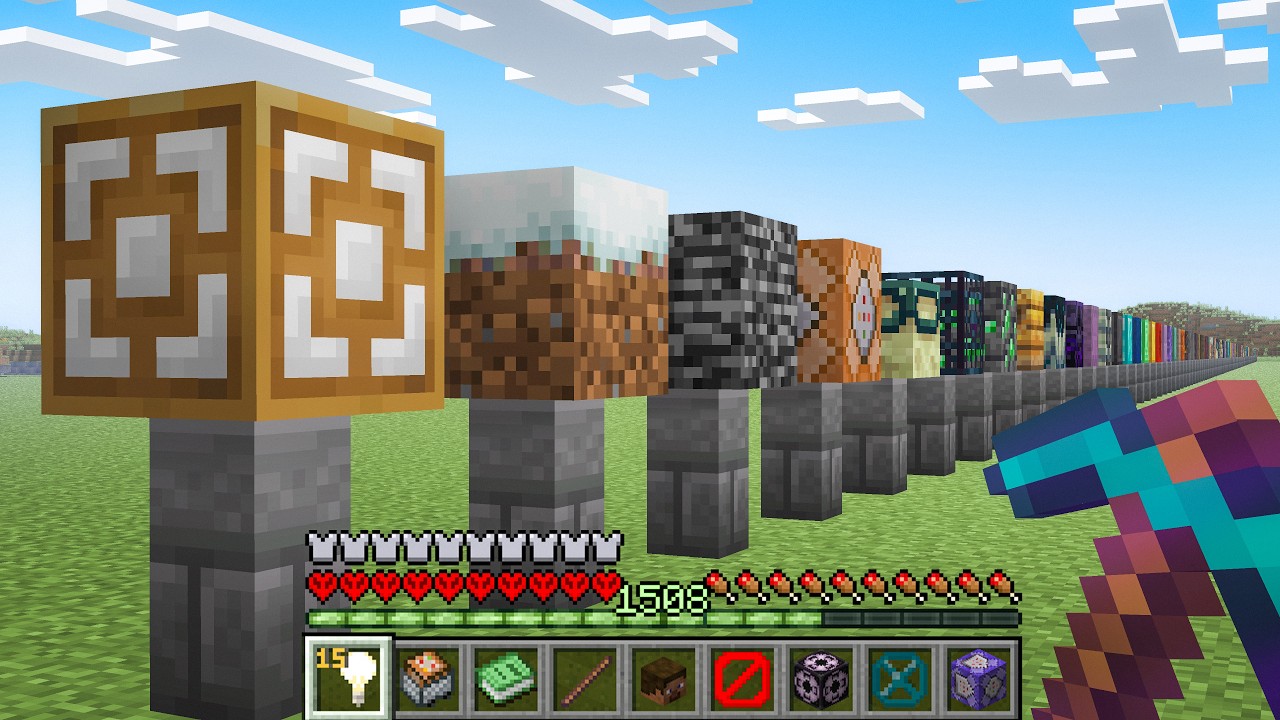 I Collected All 123 "Unobtainable" Minecraft Items