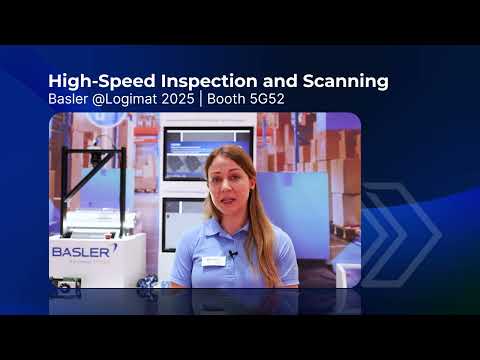 High-Speed Inspection and Scanning | Basler @Logimat 2025 - video from Basler