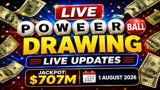 LIVE Powerball Drawing Results 1 August 2026, Saturday Night Winner Numbers for $707M Jackpot