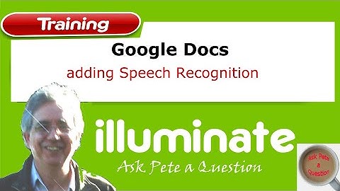 Add speech recognition to Google Docs