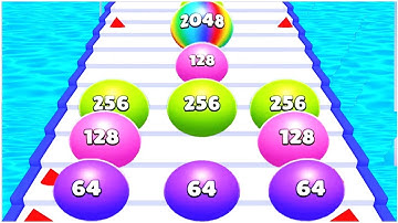 Merge Race 2048 - Gameplay Walkthrough - Max Levels (new update ver 1.5)