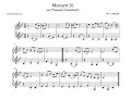 Clarinet Duo Menuett 26 aus Nannerls Notenbuch
