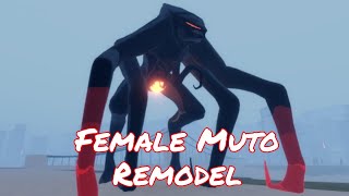 Female Muto Remodel Is Here! (Roblox Kaiju Universe)