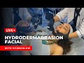 Hydrodermabrasion facial featuring our hydroglow system  live from the ices dallas 