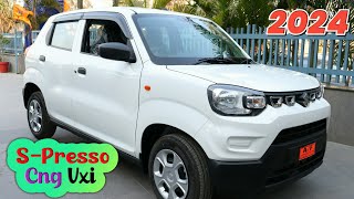 केवल 6 लाख में!🔥Maruti Suzuki S-Presso Vxi CNG 2024 Model✅ Most Detailed Review in Hindi | Autorange