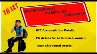 Infosys SEZ Hyderabad | PG | TOWNSHIP ROOMS | POCHARAM | UPPAL | Rent Details | Contacts |