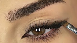 ايلاينر مموه يومي بخطوات سهله | Easy smokey eyeliner | رغد حمزة