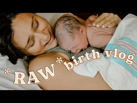 *RAW + EMOTIONAL* NATURAL LABOR VLOG: NO EPIDURAL / UNMEDICATED!