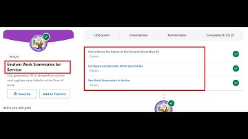 Einstein Work Summaries for Service | Salesforce Trailhead