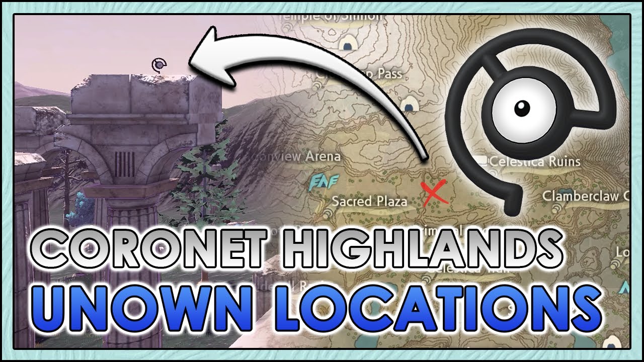 Pokémon Legends: Arceus: Unown Locations - Where To Find Every Unown