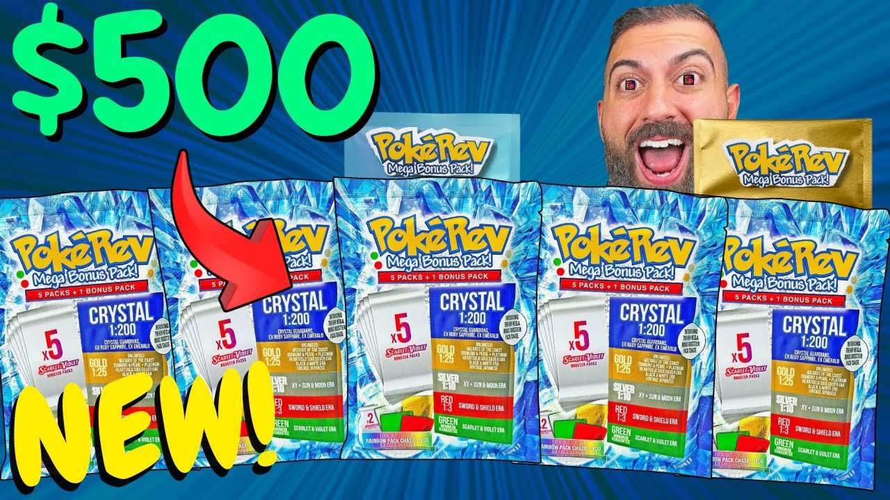 Стартовый пакет стоимостью 500 $ на НОВЫЙ PokeRev 8.0 Mystery Pack, Crystal Edition!