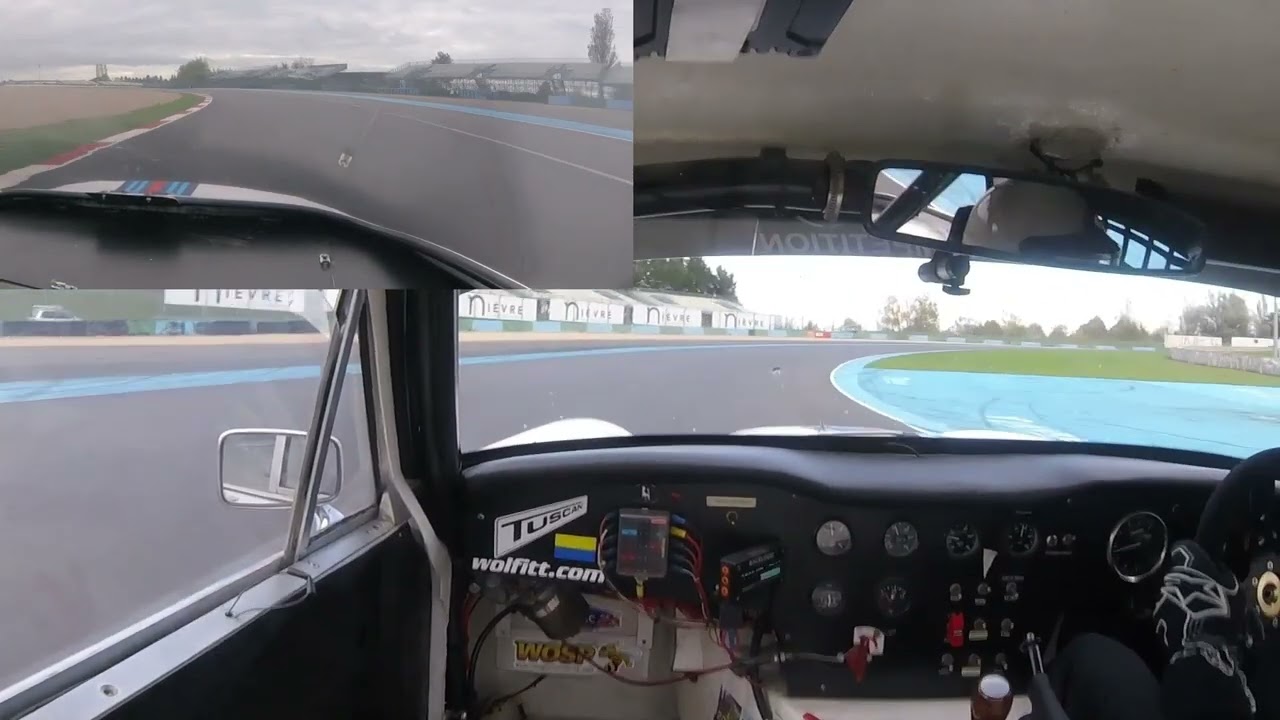 2025 Magny-Cours British HTGT Competition race 1 Jon Wolfe driving TVR Tuscan V8 pole to race win