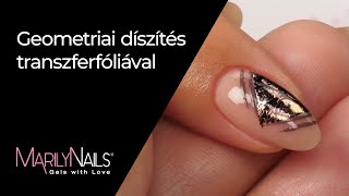 Geometriai Díszítés Transzferfóliával Resimi
