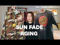 【ベランダ放置服】1年間ベランダに放置して"エイジング"させた服のリアル☀️🌧️🌪️