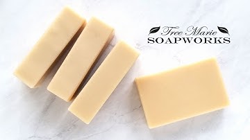 How to Make All-Natural Goat Milk Cold Process Soap (Technique Video #24)