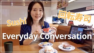 JAPAN VLOG｜Eating at a conveyor belt sushi restaurant.